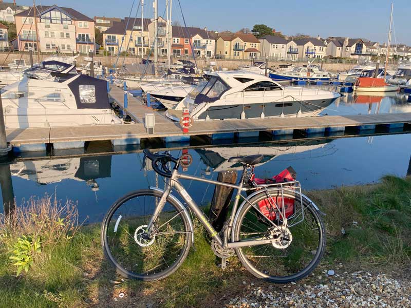 Llandudno cycle rides in harbour